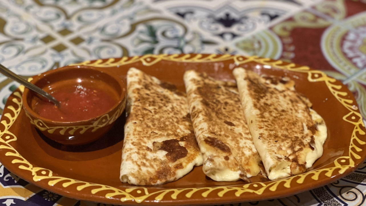 Quesadillas de La Hacienda del Mexicano